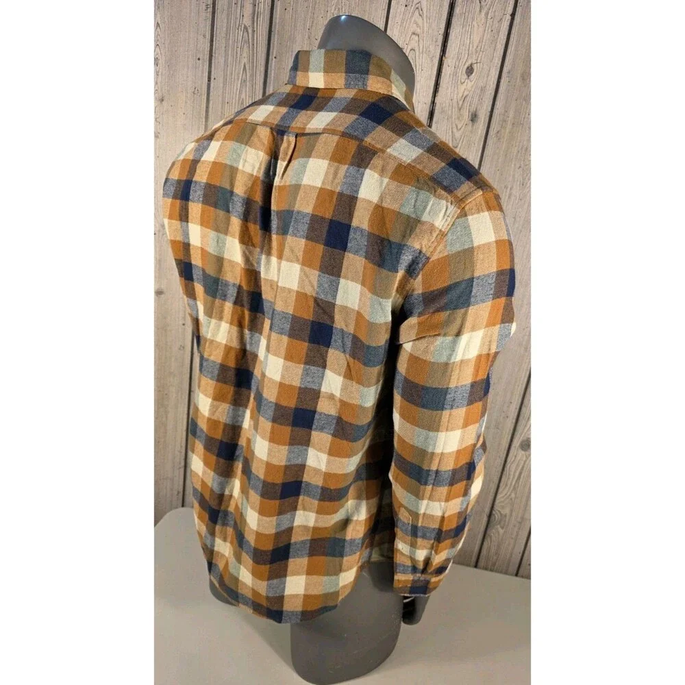 J.Crew Buffalo Check Flannel Shirt Mens XL Long Sleeve Re Imagined